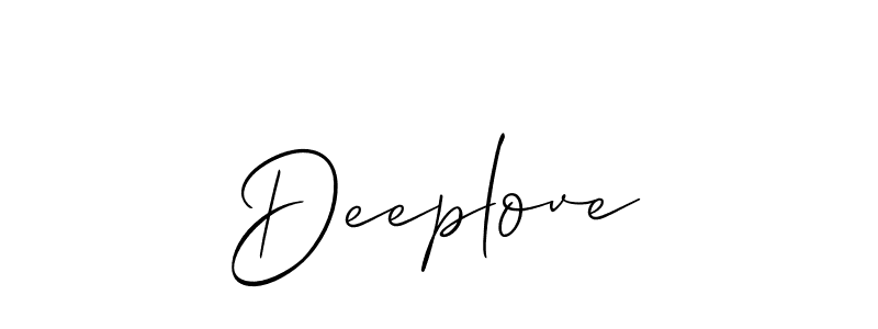 How to make Deeplove name signature. Use Allison_Script style for creating short signs online. This is the latest handwritten sign. Deeplove signature style 2 images and pictures png