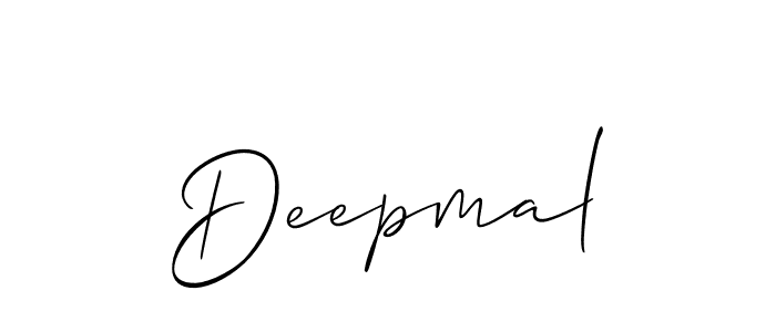 Create a beautiful signature design for name Deepmal. With this signature (Allison_Script) fonts, you can make a handwritten signature for free. Deepmal signature style 2 images and pictures png