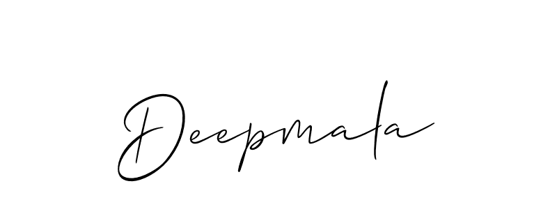 Best and Professional Signature Style for Deepmala. Allison_Script Best Signature Style Collection. Deepmala signature style 2 images and pictures png