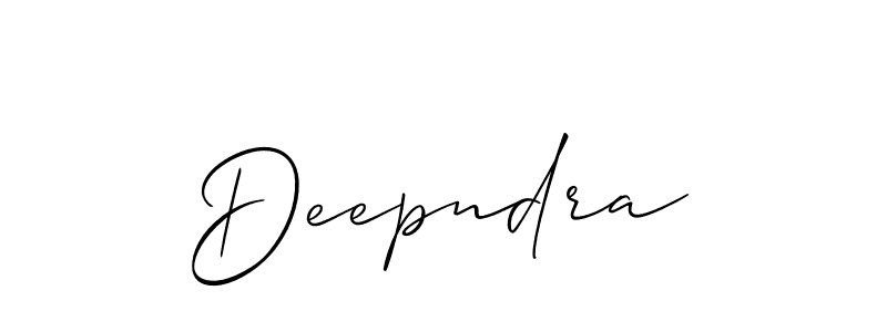 How to Draw Deepndra signature style? Allison_Script is a latest design signature styles for name Deepndra. Deepndra signature style 2 images and pictures png