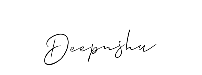 if you are searching for the best signature style for your name Deepnshu. so please give up your signature search. here we have designed multiple signature styles  using Allison_Script. Deepnshu signature style 2 images and pictures png