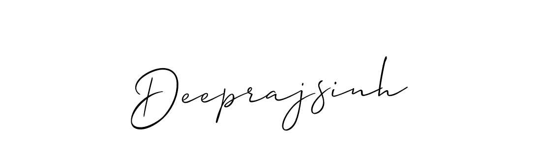 Make a beautiful signature design for name Deeprajsinh. With this signature (Allison_Script) style, you can create a handwritten signature for free. Deeprajsinh signature style 2 images and pictures png