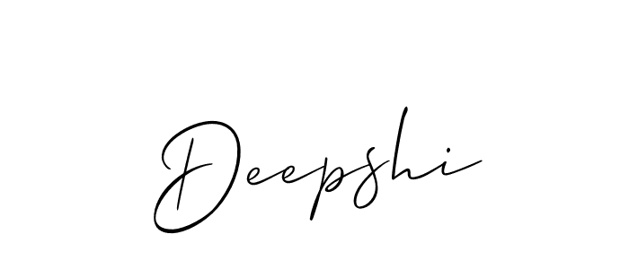 Similarly Allison_Script is the best handwritten signature design. Signature creator online .You can use it as an online autograph creator for name Deepshi. Deepshi signature style 2 images and pictures png