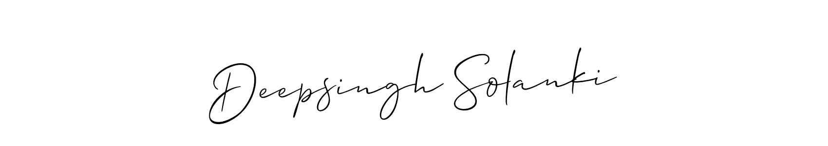 You should practise on your own different ways (Allison_Script) to write your name (Deepsingh Solanki) in signature. don't let someone else do it for you. Deepsingh Solanki signature style 2 images and pictures png