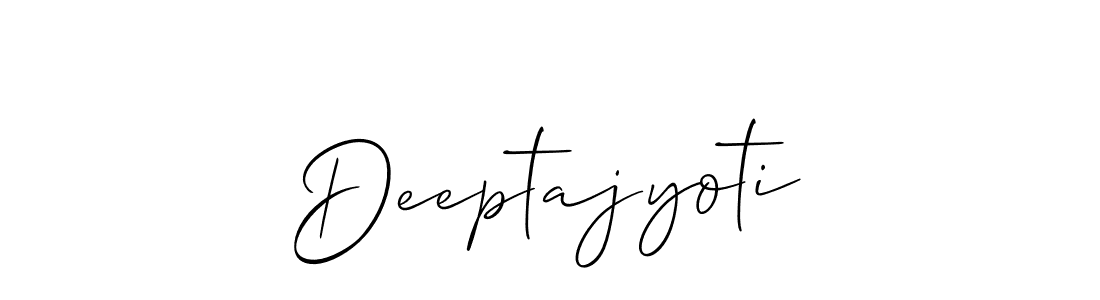 if you are searching for the best signature style for your name Deeptajyoti. so please give up your signature search. here we have designed multiple signature styles  using Allison_Script. Deeptajyoti signature style 2 images and pictures png