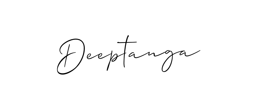 Best and Professional Signature Style for Deeptanga. Allison_Script Best Signature Style Collection. Deeptanga signature style 2 images and pictures png