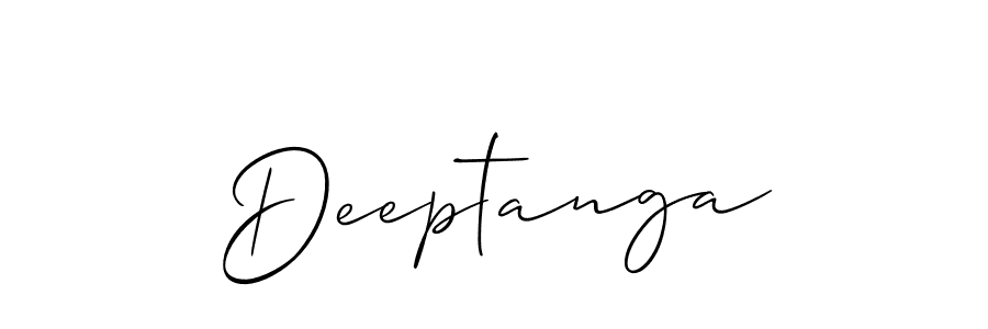 Deeptanga stylish signature style. Best Handwritten Sign (Allison_Script) for my name. Handwritten Signature Collection Ideas for my name Deeptanga. Deeptanga signature style 2 images and pictures png