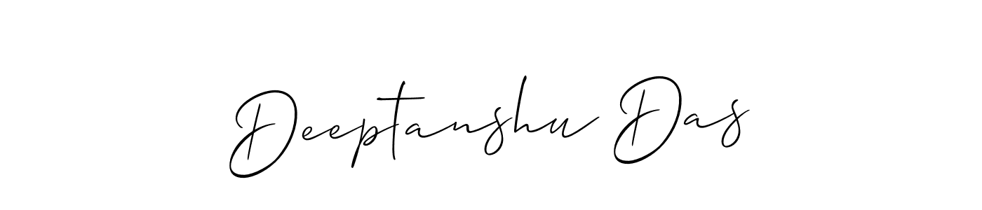 Allison_Script is a professional signature style that is perfect for those who want to add a touch of class to their signature. It is also a great choice for those who want to make their signature more unique. Get Deeptanshu Das name to fancy signature for free. Deeptanshu Das signature style 2 images and pictures png