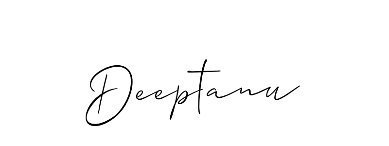 How to Draw Deeptanu signature style? Allison_Script is a latest design signature styles for name Deeptanu. Deeptanu signature style 2 images and pictures png