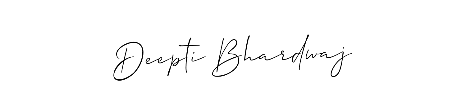 Also You can easily find your signature by using the search form. We will create Deepti Bhardwaj name handwritten signature images for you free of cost using Allison_Script sign style. Deepti Bhardwaj signature style 2 images and pictures png
