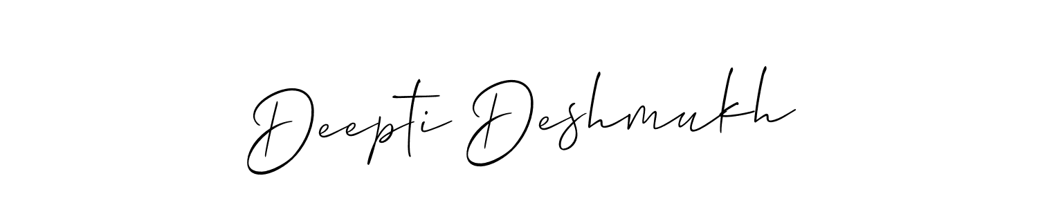 How to Draw Deepti Deshmukh signature style? Allison_Script is a latest design signature styles for name Deepti Deshmukh. Deepti Deshmukh signature style 2 images and pictures png