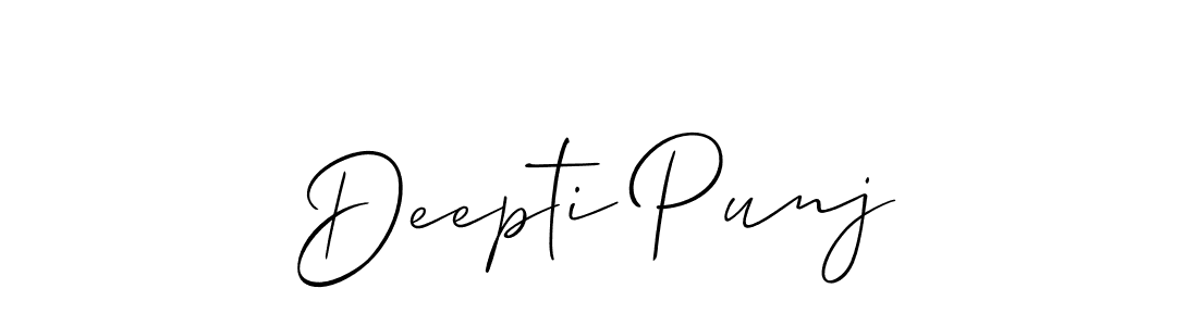 Make a beautiful signature design for name Deepti Punj. Use this online signature maker to create a handwritten signature for free. Deepti Punj signature style 2 images and pictures png