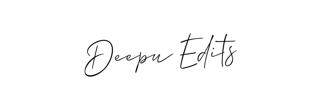 This is the best signature style for the Deepu Edits name. Also you like these signature font (Allison_Script). Mix name signature. Deepu Edits signature style 2 images and pictures png