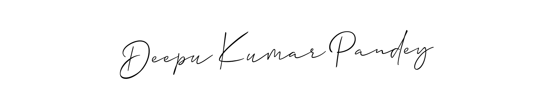 Once you've used our free online signature maker to create your best signature Allison_Script style, it's time to enjoy all of the benefits that Deepu Kumar Pandey name signing documents. Deepu Kumar Pandey signature style 2 images and pictures png