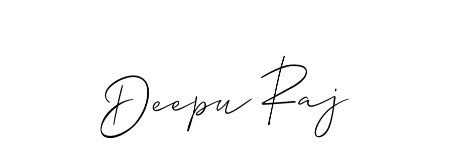 Similarly Allison_Script is the best handwritten signature design. Signature creator online .You can use it as an online autograph creator for name Deepu Raj. Deepu Raj signature style 2 images and pictures png