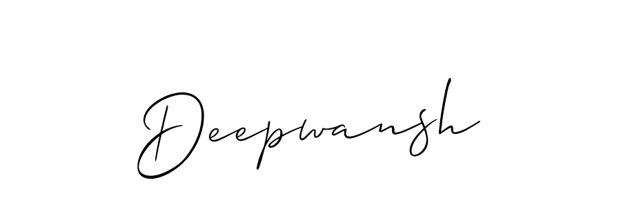 if you are searching for the best signature style for your name Deepwansh. so please give up your signature search. here we have designed multiple signature styles  using Allison_Script. Deepwansh signature style 2 images and pictures png