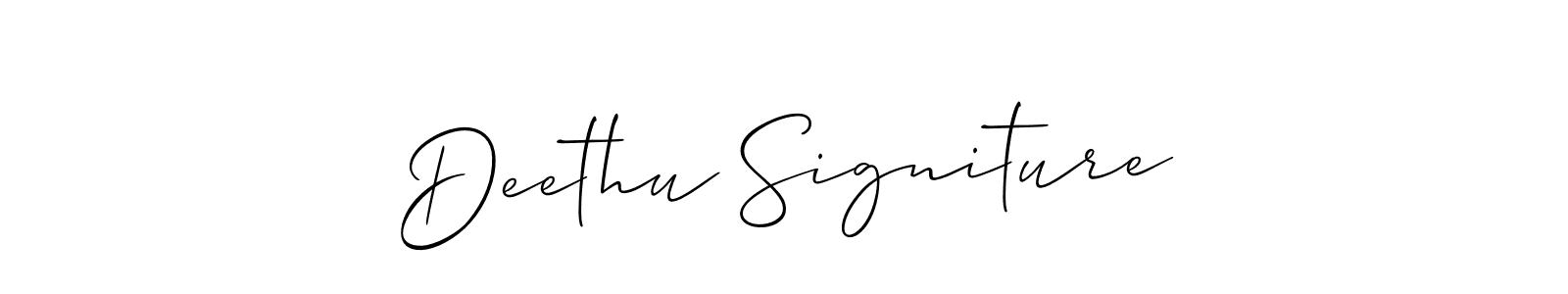 if you are searching for the best signature style for your name Deethu Signiture. so please give up your signature search. here we have designed multiple signature styles  using Allison_Script. Deethu Signiture signature style 2 images and pictures png