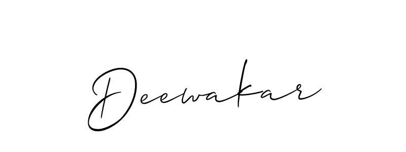 How to make Deewakar name signature. Use Allison_Script style for creating short signs online. This is the latest handwritten sign. Deewakar signature style 2 images and pictures png