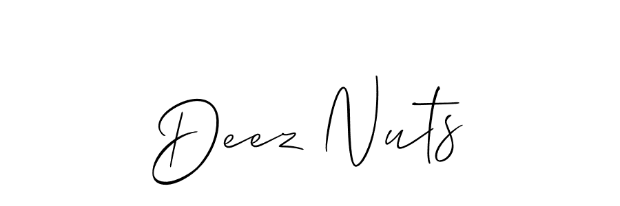 It looks lik you need a new signature style for name Deez Nuts. Design unique handwritten (Allison_Script) signature with our free signature maker in just a few clicks. Deez Nuts signature style 2 images and pictures png