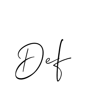 Similarly Allison_Script is the best handwritten signature design. Signature creator online .You can use it as an online autograph creator for name Def. Def signature style 2 images and pictures png