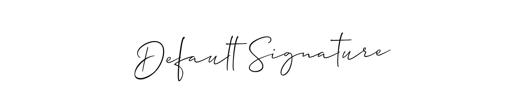 Design your own signature with our free online signature maker. With this signature software, you can create a handwritten (Allison_Script) signature for name Default Signature. Default Signature signature style 2 images and pictures png