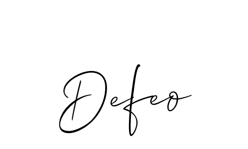 Similarly Allison_Script is the best handwritten signature design. Signature creator online .You can use it as an online autograph creator for name Defeo. Defeo signature style 2 images and pictures png
