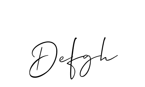 Defgh stylish signature style. Best Handwritten Sign (Allison_Script) for my name. Handwritten Signature Collection Ideas for my name Defgh. Defgh signature style 2 images and pictures png