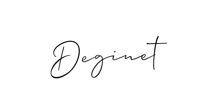 Make a beautiful signature design for name Deginet. Use this online signature maker to create a handwritten signature for free. Deginet signature style 2 images and pictures png