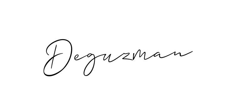 Make a beautiful signature design for name Deguzman. Use this online signature maker to create a handwritten signature for free. Deguzman signature style 2 images and pictures png