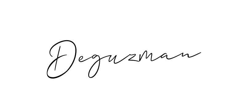 Make a beautiful signature design for name Deguzman. Use this online signature maker to create a handwritten signature for free. Deguzman signature style 2 images and pictures png