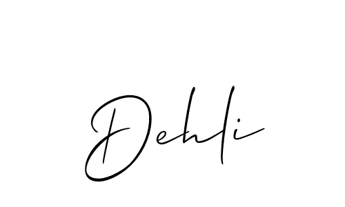 The best way (Allison_Script) to make a short signature is to pick only two or three words in your name. The name Dehli include a total of six letters. For converting this name. Dehli signature style 2 images and pictures png