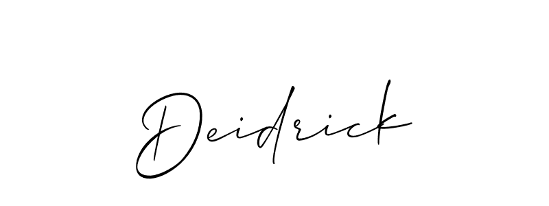 This is the best signature style for the Deidrick name. Also you like these signature font (Allison_Script). Mix name signature. Deidrick signature style 2 images and pictures png