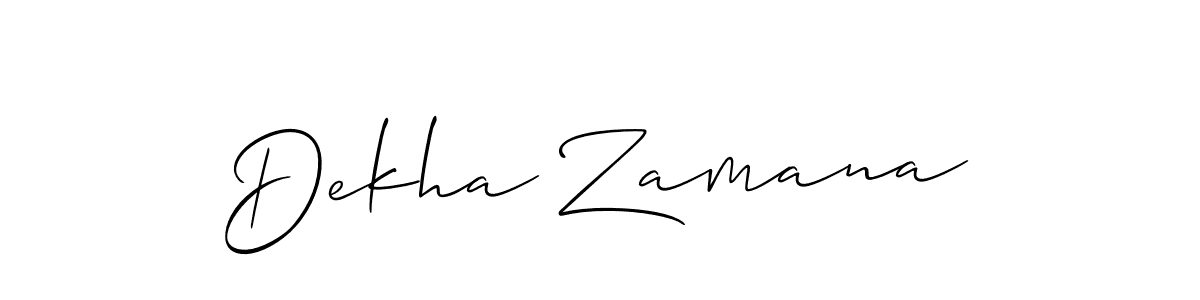 Check out images of Autograph of Dekha Zamana name. Actor Dekha Zamana Signature Style. Allison_Script is a professional sign style online. Dekha Zamana signature style 2 images and pictures png