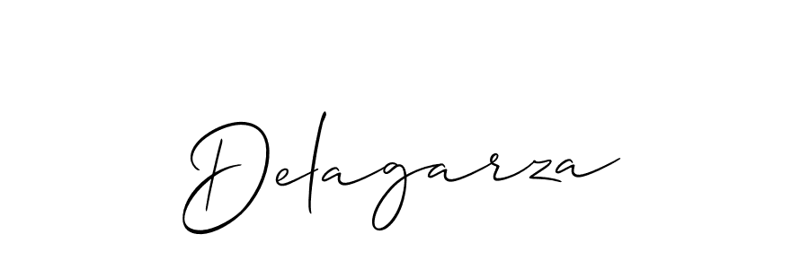 Allison_Script is a professional signature style that is perfect for those who want to add a touch of class to their signature. It is also a great choice for those who want to make their signature more unique. Get Delagarza name to fancy signature for free. Delagarza signature style 2 images and pictures png