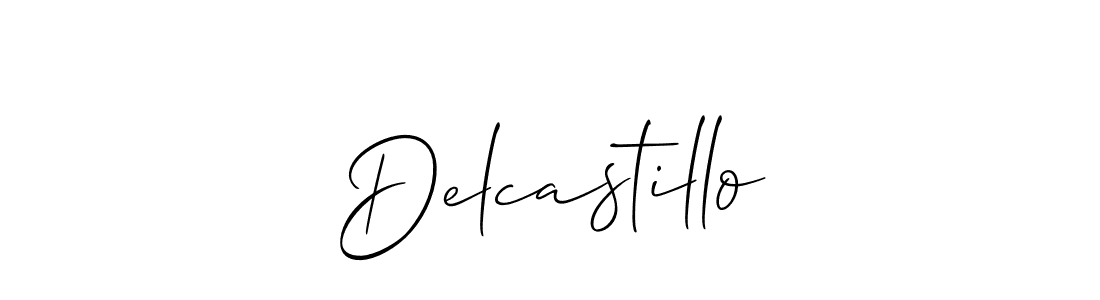 Best and Professional Signature Style for Delcastillo. Allison_Script Best Signature Style Collection. Delcastillo signature style 2 images and pictures png