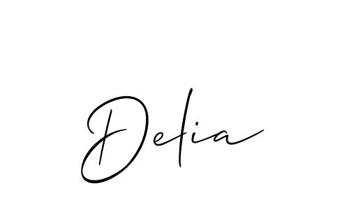 Delia stylish signature style. Best Handwritten Sign (Allison_Script) for my name. Handwritten Signature Collection Ideas for my name Delia. Delia signature style 2 images and pictures png