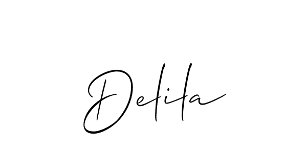 It looks lik you need a new signature style for name Delila. Design unique handwritten (Allison_Script) signature with our free signature maker in just a few clicks. Delila signature style 2 images and pictures png