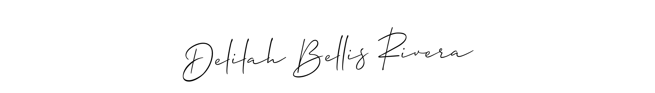 Make a beautiful signature design for name Delilah Bellis Rivera. Use this online signature maker to create a handwritten signature for free. Delilah Bellis Rivera signature style 2 images and pictures png