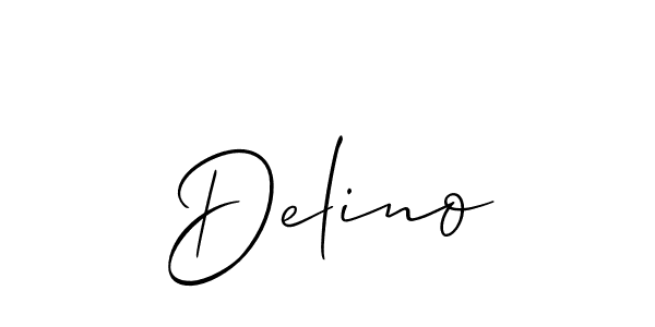 Make a beautiful signature design for name Delino. Use this online signature maker to create a handwritten signature for free. Delino signature style 2 images and pictures png