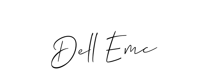 It looks lik you need a new signature style for name Dell Emc. Design unique handwritten (Allison_Script) signature with our free signature maker in just a few clicks. Dell Emc signature style 2 images and pictures png