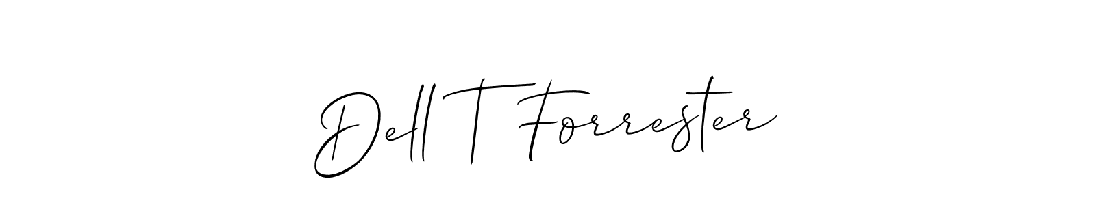 Once you've used our free online signature maker to create your best signature Allison_Script style, it's time to enjoy all of the benefits that Dell T Forrester name signing documents. Dell T Forrester signature style 2 images and pictures png