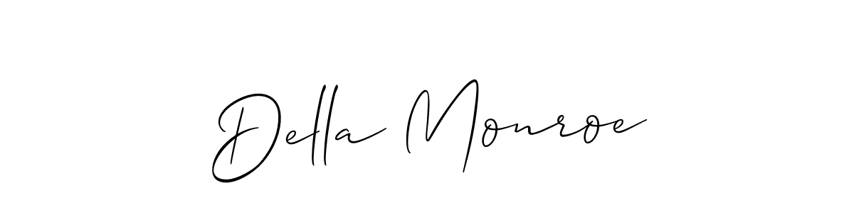 Check out images of Autograph of Della Monroe name. Actor Della Monroe Signature Style. Allison_Script is a professional sign style online. Della Monroe signature style 2 images and pictures png