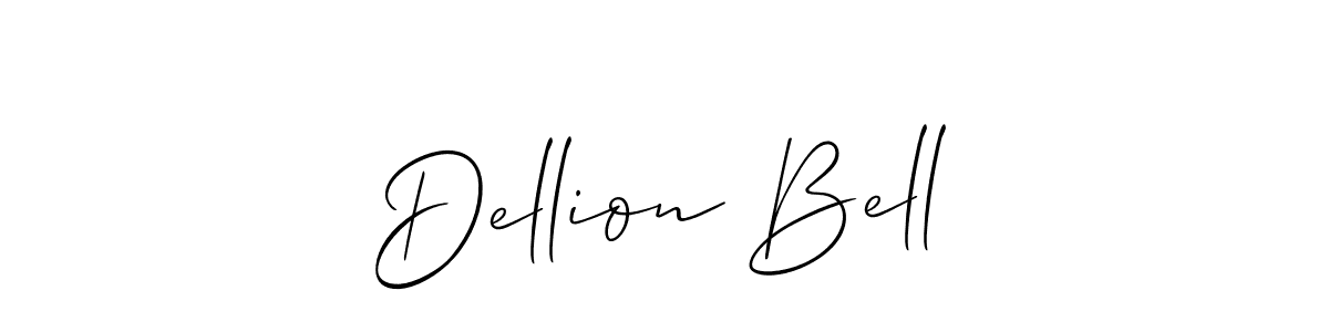 Make a beautiful signature design for name Dellion Bell. Use this online signature maker to create a handwritten signature for free. Dellion Bell signature style 2 images and pictures png