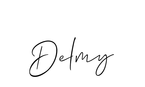 Also we have Delmy name is the best signature style. Create professional handwritten signature collection using Allison_Script autograph style. Delmy signature style 2 images and pictures png