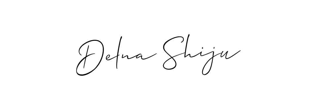 Once you've used our free online signature maker to create your best signature Allison_Script style, it's time to enjoy all of the benefits that Delna Shiju name signing documents. Delna Shiju signature style 2 images and pictures png