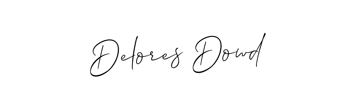 How to Draw Delores Dowd signature style? Allison_Script is a latest design signature styles for name Delores Dowd. Delores Dowd signature style 2 images and pictures png