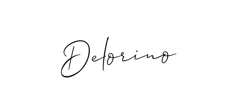 Make a beautiful signature design for name Delorino. Use this online signature maker to create a handwritten signature for free. Delorino signature style 2 images and pictures png