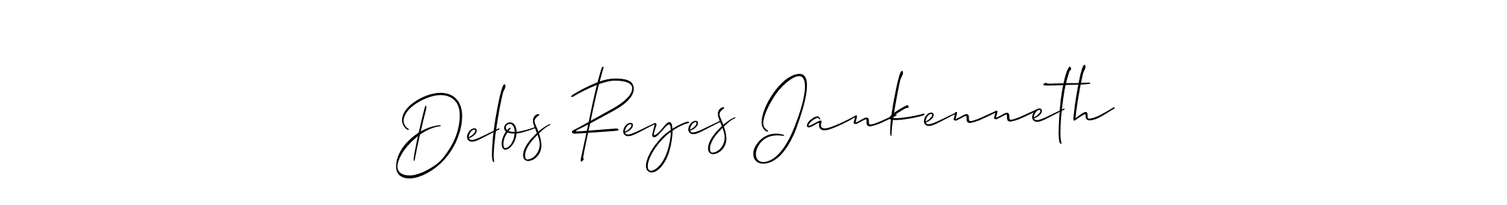 How to Draw Delos Reyes Iankenneth signature style? Allison_Script is a latest design signature styles for name Delos Reyes Iankenneth. Delos Reyes Iankenneth signature style 2 images and pictures png