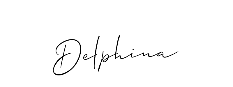 Make a beautiful signature design for name Delphina. Use this online signature maker to create a handwritten signature for free. Delphina signature style 2 images and pictures png