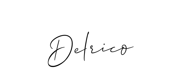 Delrico stylish signature style. Best Handwritten Sign (Allison_Script) for my name. Handwritten Signature Collection Ideas for my name Delrico. Delrico signature style 2 images and pictures png